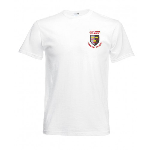 Touchline UK - All Saints Catholic - Staff T-Shirt - White