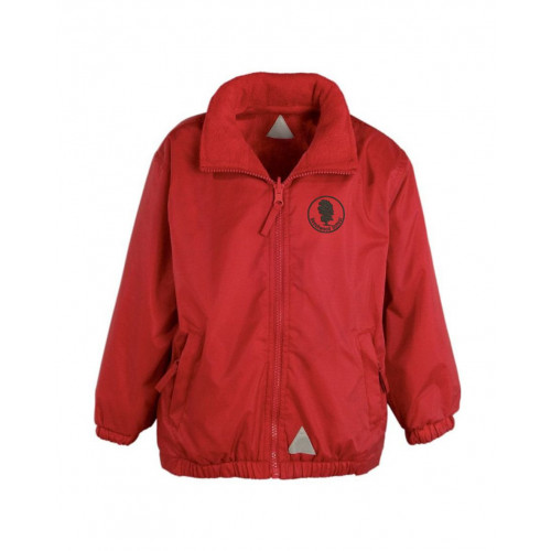 Beechwood Primary Showerproof Jacket Red Age 3/4