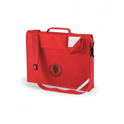 Beechwood Primary Book Bag Red - Shoulder Strap
