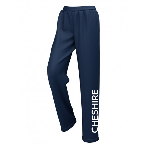 Cheshire County Netball Ladies Tracksuit Bottoms Navy Size 6