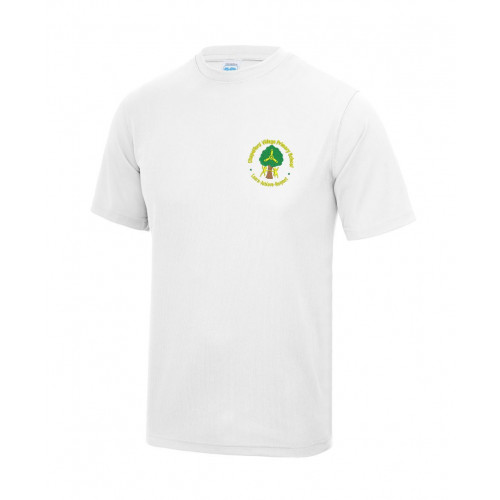 Chapelford Village School PE T-Shirt White Age 3/4