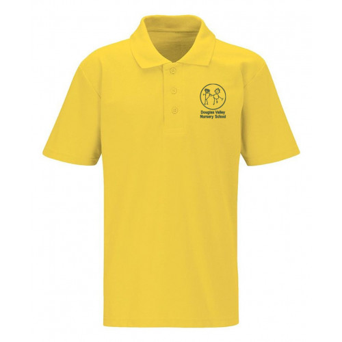 Douglas Valley Nursery Polo Shirt Gold Age 2