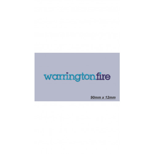 Commission Embroidery Left Breast - Warrington Fire