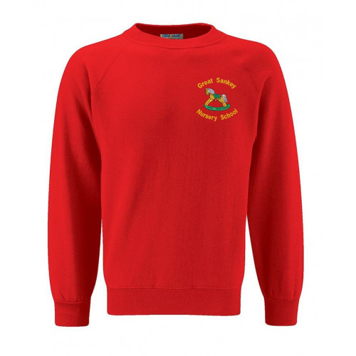 Great Sankey Nursery Sweatshirt Red Age 2