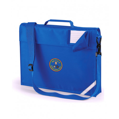 Mytham Primary School Shoulder Strap Book Bag Royal - All School