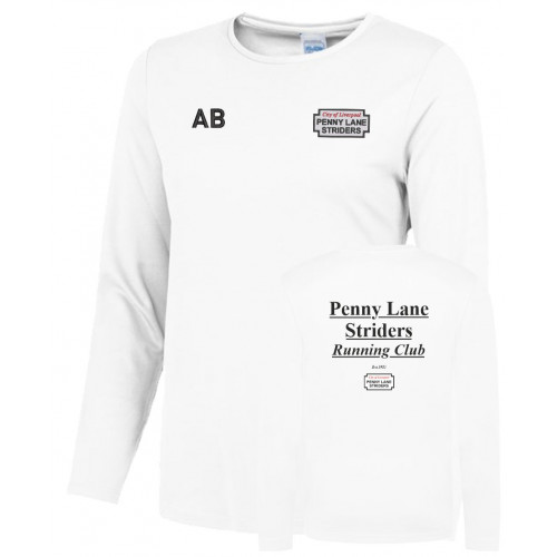 Penny Lane Striders Ladies Long Sleeved T-Shirt White Size XSmall (8)