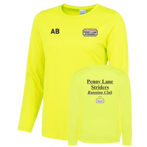 Penny Lane Striders Yellow Long Sleeved T-Shirt - Ladies