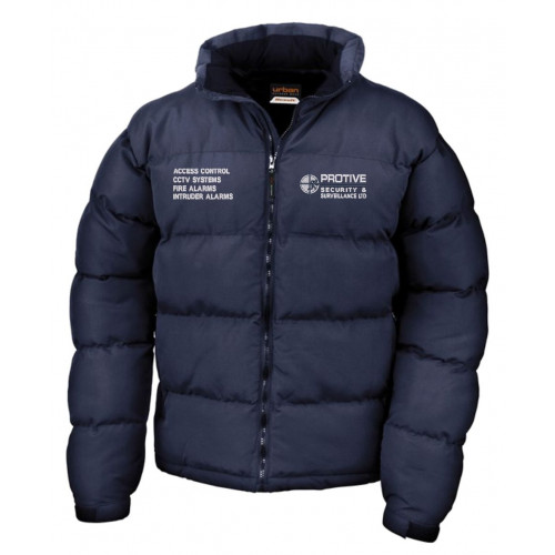 Protive Men's Padded Jacket Navy Size Small
