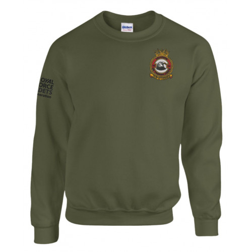 Royal Air Force Air Cadets 2056 Squadron Sweatshirt Military Green Size Small
