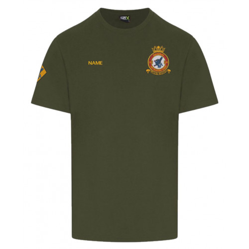 Royal Air Force Air Cadets 70 Squadron T-Shirt Khaki Size XSmall