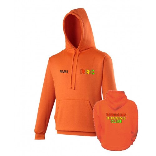 electro orange hoodie