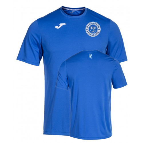 Warrington Rylands FC Intro to Football T-Shirt Royal Size 8XS/7XS