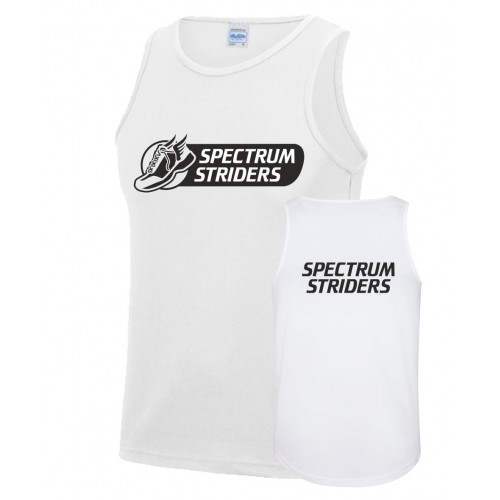 Spectrum Striders Vest White Size Small
