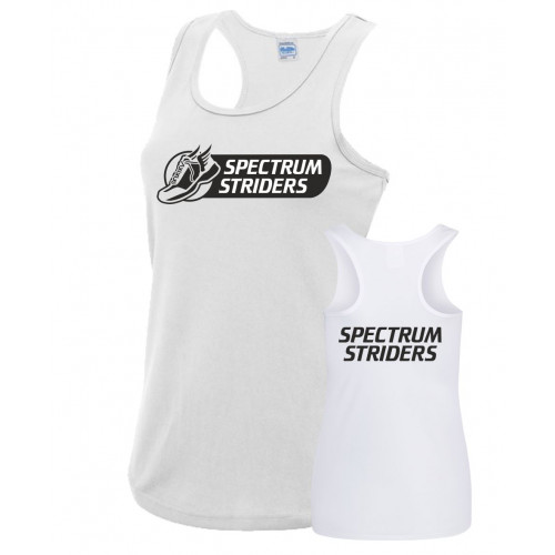Spectrum Striders Ladies Vest White Size XS