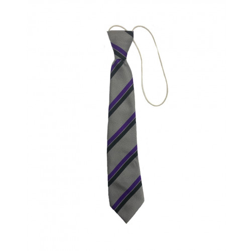 silver purple tie