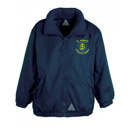 St Josephs Penketh School Showerproof Jacket Navy Age 3/4