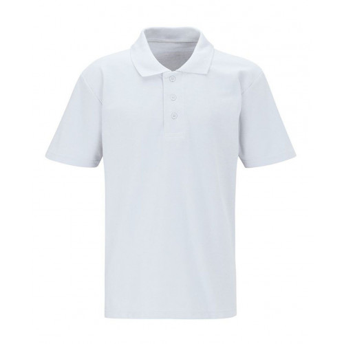 St Peters Warrington School Polo Shirt White Age 3/4 - No Logo