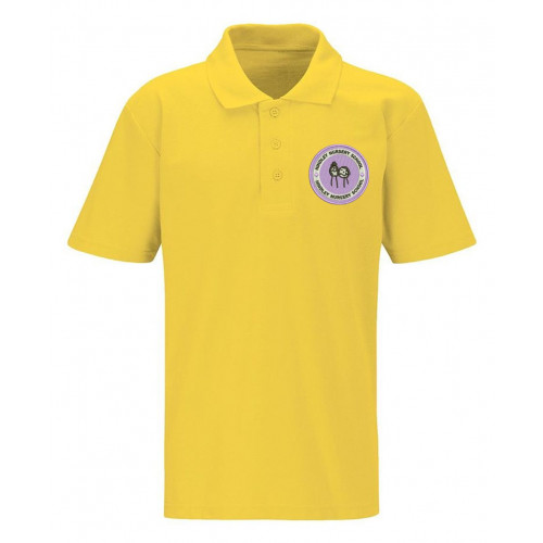 Hindley Nursery School Polo Shirt Gold Age 2