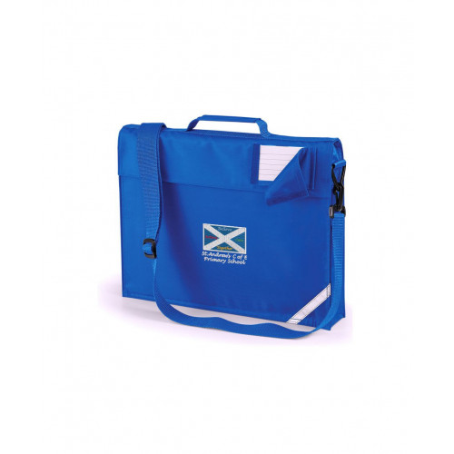 St Andrews Warrington School Book Bag - Shoulder Strap Royal
