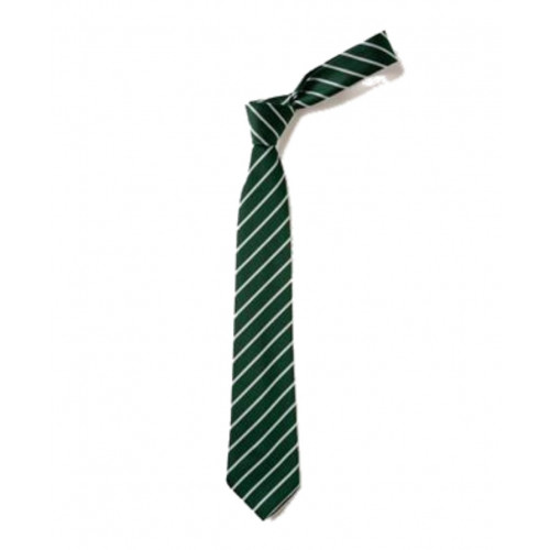 Trinity School Tie Green/White - Standard 39"