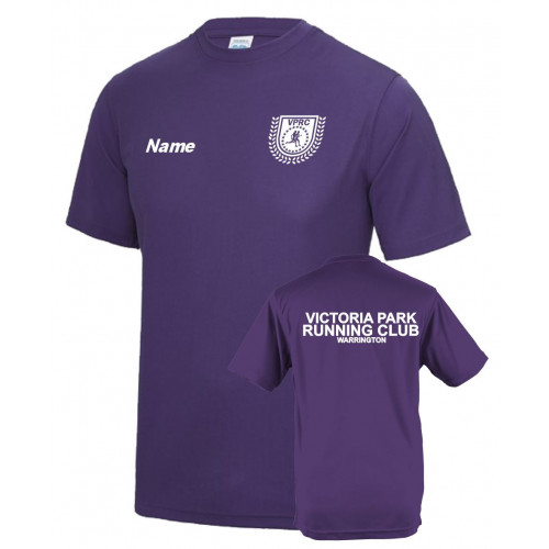 Victoria Park Running Club Kids T-Shirt Purple Age 3/4