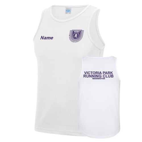 Victoria Park Running Club Unisex Vest White Size XSmall