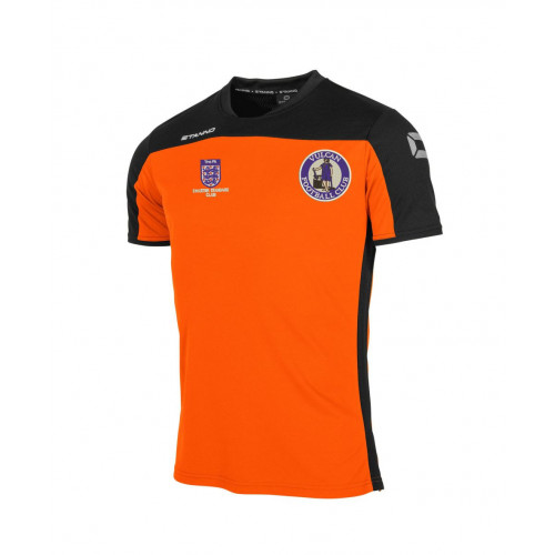 Vulcan FC Away/Training Shirt Orange/Black Size 116