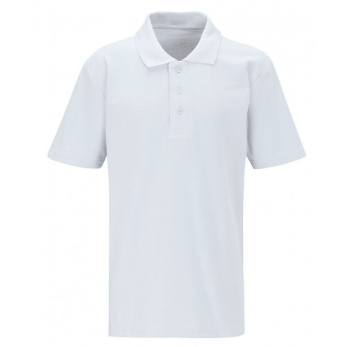 Woolston Community Primary Polo Shirt - White - No Logo