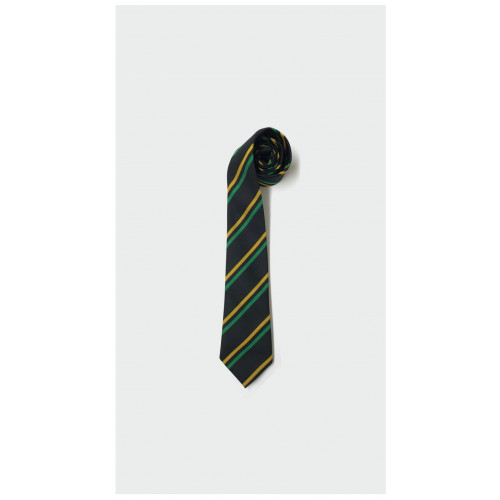 Weston Primary Tie - Black/Green/Yellow - Standard 39"