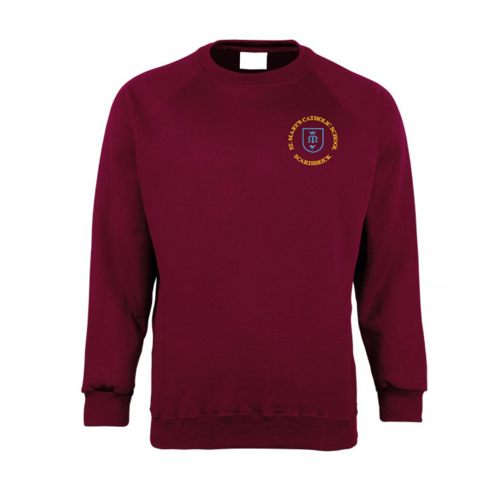 Touchline UK St Marys Scarisbrick School Round Neck Sweatshirt
